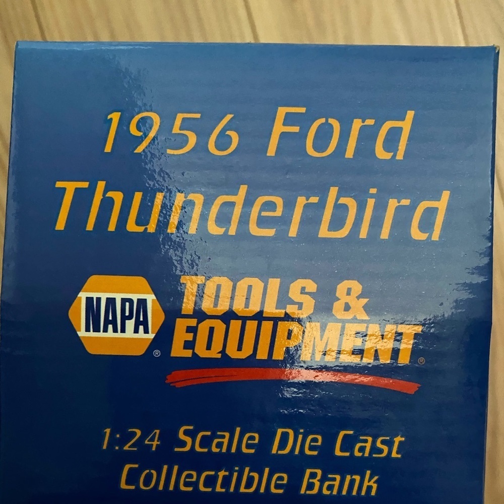 NAPA Ford Thunderbird Collectible Diecast Bank - Picture 2 of 3